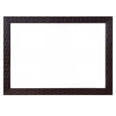 Imagem de Moldura Quadro, Porta Retrato para Sala, Acetato, 21x30cm(MARROM ESCURO,PAREDE)