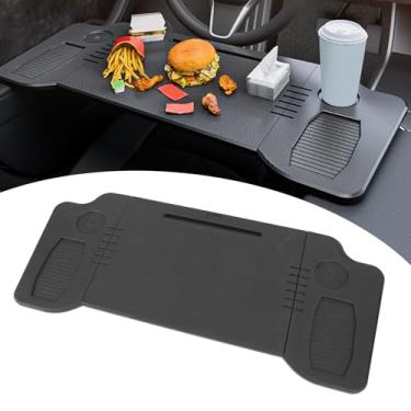 Imagem de Mesa para Laptop de Carro, para Y, Console Central de 3, Mesa Dobrável para Bandeja de Carro, Mesa de Jantar No Volante para Jantar, Trabalho No Carro e Viagens Ao Ar Livre