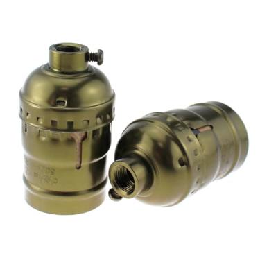 Imagem de TAODAN 2 peças E26/E27 suportes de lâmpada estilo antigo substituição de suporte de lâmpada industrial para lâmpada de chão candeeiro de mesa lâmpada DIY