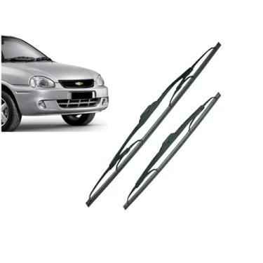 Imagem de Par Palheta Parabrisa Corsa 1998 1999 2000 Até 2017