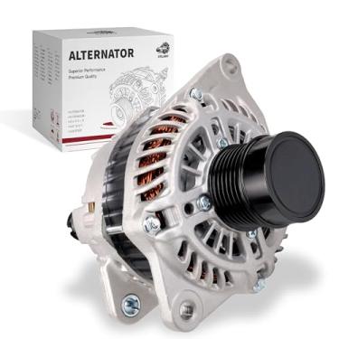 Imagem de ZYLARO Alternador para/Dodge Avenger Caliber 2007-2013 para/Jeep Compass Patriot 2007-2017 para/Chrysler 200 Sebring, 12V 115Amp 6 Groove Polia atualizada OE04801323AB,11231N, 04801323AC, 11231