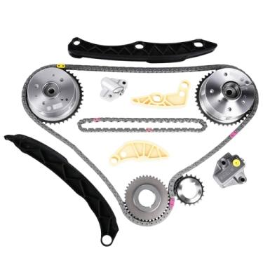 Imagem de Autodevil Kit de corrente de distribuição 2.0L 2.4L apto para 2011-2019 Sport Sonata 2011-2019 para Tucson-Auto 14-19 para Sorento 12-20 para Optima 14-17 com tensor de engrenagens de eixo de cames