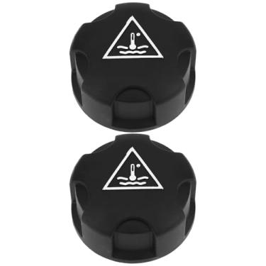 Imagem de ECSiNG 2 peças de cobertura de tanque de água de expansão de radiador 1306J5 1306.J5 compatível com Citroen DS3 modelo gasolina e diesel