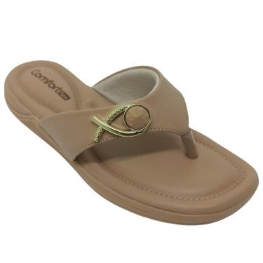 Imagem de Chinelo Ramarim Feminino Napa Bless com Enfeite Dourado-Feminino
