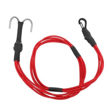 Imagem de RiToEasysports Corda do Guincho, Ganchos de Liga de Cinta Elástica para 1/8 de 1/8 de Escala RC Crawler (Vermelho)