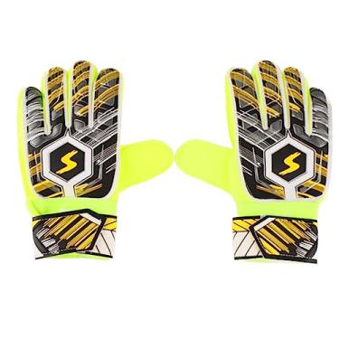 Imagem de Profissional Anti Deslizamento Respirável Luvas de Goleiro de Futebol Adultos Luvas de Goleiro Látex do Plutônio para a Competição de Treinamento (Tamanho 7)