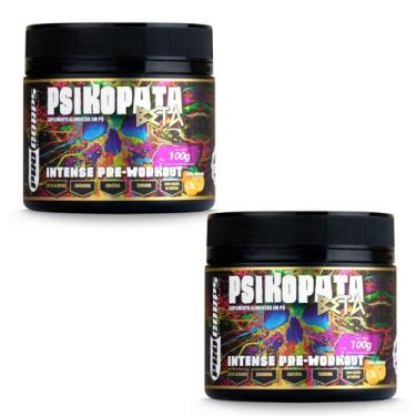 Imagem de Pré Treino Psikopata Tangerina 100g cada 2 Unidades - Pro Corps
