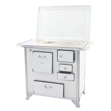 Imagem de Fogão a Lenha Tradicional 02 Venâncio Gabinete com Tampa Branco 2getbr