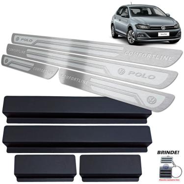 Imagem de Soleiras Prata Alto Relevo Polo Comfortline 2018 2020