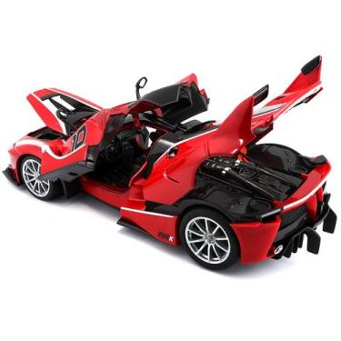 Imagem de Miniatura Carro Ferrari Fxx K 1/18 Race e Play Vermelho Bburago 16010