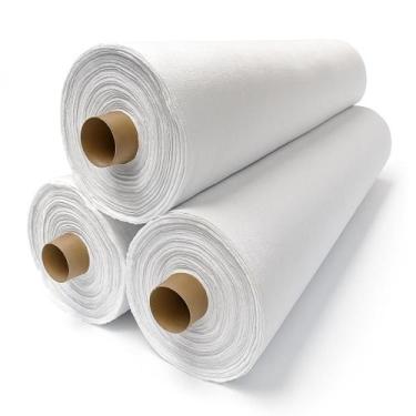 Imagem de Tecido Sacaria Pé de Galinha Rolo 90 mts Liso 100 Algodão Alvejado Bra