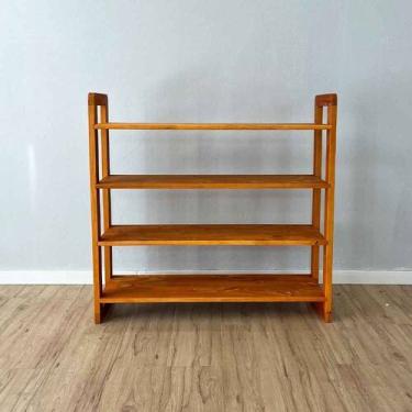 Imagem de Aparador de Madeira Pinus Linea de 4 Prateleiras Ample Carvalho - ArtF