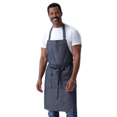 Imagem de Chef Works Avental utilitário unissex, azul marinho, tamanho único