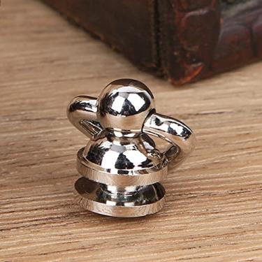 Imagem de Acouto : Parafuso Redondo de Rebite de Metal Parafusos Redondos Rebite Prego Girar Espinhos Acessórios de Hardware para Artesanato Em Couro Com - Artes, Artesanato e Costura//L (Prata)