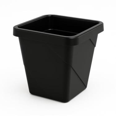 Imagem de Vaso Preto Quadrado 4,5L Para Plantas e Vasos Decorativos