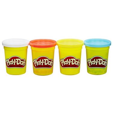 Imagem de Play-Doh 4 Pack of 4 oz Cans, Classic Colours