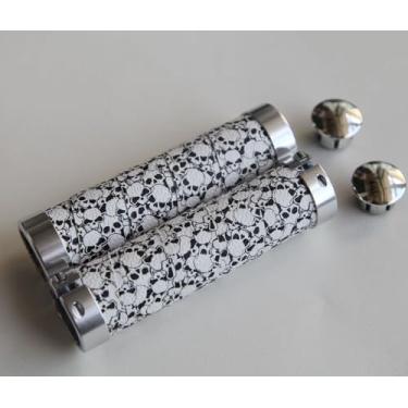 Imagem de Punhos de guidão de bicicleta com espuma EVA absorvente de choque e bloqueio duplo de TPU ecológico 130/130 mm serve para 22,2 mm (7/20.3 cm) para mountain bike road bike muitos tipos de bicicletas