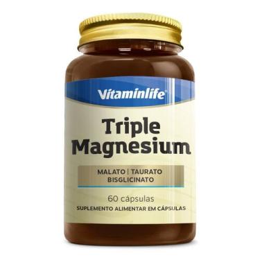 Imagem de Triple Magnesium Malato Taurato 60 Caps - Vitaminlife