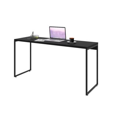 Imagem de Mesa Para Escritório e Home Office Industrial Aspen 150 cm C01 Onix - Lyam Decor