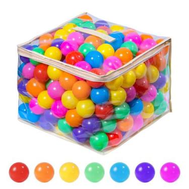 Imagem de Ball Pit Balls MoonxHome de 2,15 polegadas e 100 cores do arco-íris