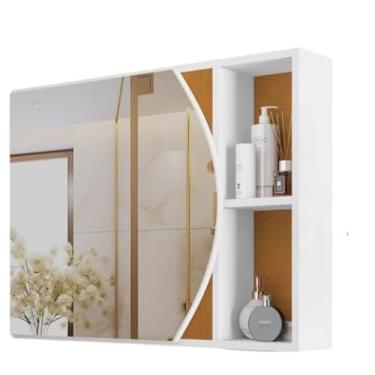 Imagem de Armário De Banheiro Com Espelho E Prateleira Carolina (Branco Flex)