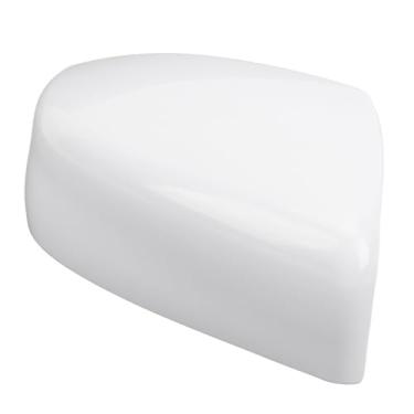 Imagem de Tbest Tampa do Espelho Lateral Exterior Tampa Retrovisor Sem Pintura Caixa de Asa Branca para Sentra 2012 a 2019 (Direita K6373 3RM0A)