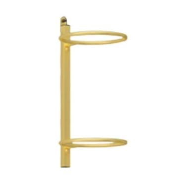 Imagem de KiBcsLic Suporte de parede para bola de basquete, organizador vertical para futebol, suporte para garagem, jogadores de aniversário, quarto, Ouro