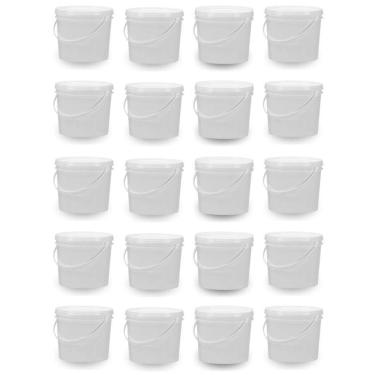 Imagem de Balde Para Carnes 1.8L Branco 20 Pçs