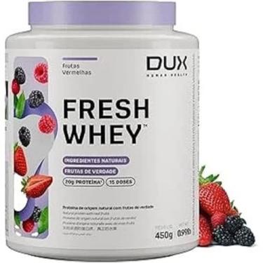 Imagem de Fresh Whey 3W Sabor de Frutas Vermelhas (Morango e Açaí) Pote de 450g-Dux Human Health-Dux Nutrition