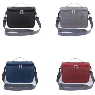 Imagem de Bolsa Térmica de Mão a Prova D'água Para Levar Sucos, Lanches e Marmitas (Cores Aleatorio/M)