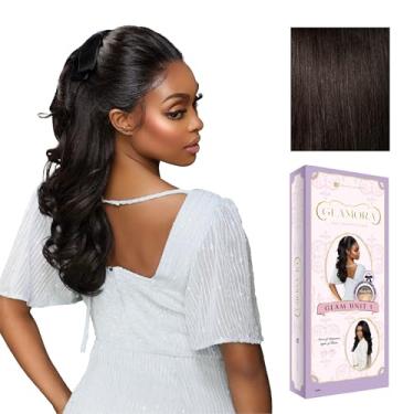 Imagem de Sensationnel Glamora Lace Front Wigs - Glam Unit 1 13x4 Laceparting Ready to Wear Synthetic Preplucked Hairline Glueless Lacefront (2 DARKBROWN)