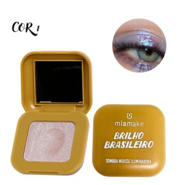 Imagem de Sombra de Mousse Iluminadora Brilho Brasileiro Mia Make 3g (Cor 1)