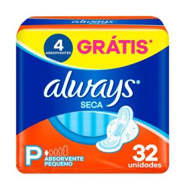 Imagem de Absorvente Always Super Proteção Cobertura Seca - 32 Unidades, 32