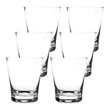 Imagem de Jogo 6 Copos 340ml 10,5cm Altura Sophia Em Cristal Ecológico Bohemia