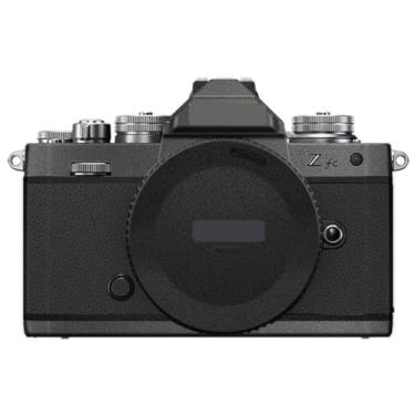 Imagem de Película protetora de vinil ZFC película protetora de vinil película protetora para Nikon Z FC (cinza escuro + preto fosco + couro preto)