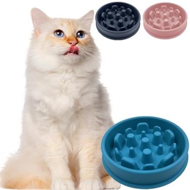 Imagem de Tigela de silicone para cães e gatos, brinquedo interativo para treinamento alimentar, cor azul, evita excessos, mantém os animais de estimação ocupados, ideal para cães e gatos