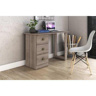 Imagem de Mesa Computador Msm 436 C- 3 Gavetas Rustico - Movelbento