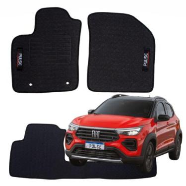 Imagem de Kit Completo 4 Peças Tapete Automotivos Específico Fiat Pulse - W8441 