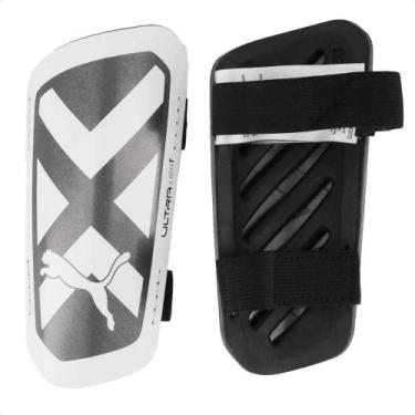 Imagem de Caneleira Puma Ultra Light Strap, P, Preto, Branco