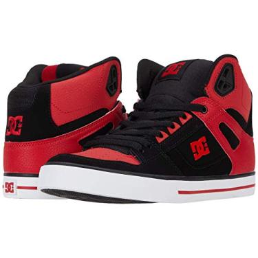 Imagem de DC Tênis masculino Pure High Top Wc Skate Shoes Casual, Vermelho/branco/preto, 6