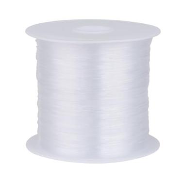 Imagem de Generic Cordão de contas de nylon transparente, 40 m, 0,4 mm, 1 rolo, pulseiras DIY, colar, fabricação de joias