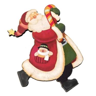 Imagem de Porta-Guardanapo de Tecido em Mdf e Acrílico de Natal Natalino (Papai noel bengala, 8)