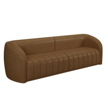 Imagem de Sofá 04 Lugares Para Sala De Estar 252 Cm Lazio M03 material sintético