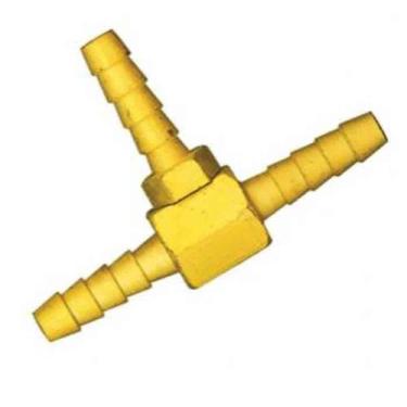 Imagem de Emenda para Mangueira Tipo T 3 Saidas 1/4 - Lub-27D - Lubefer