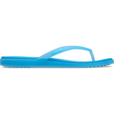 Imagem de Sandália Crocs Miami Frosted Flip Tinted Glass, 35, Tinted glass