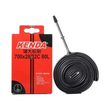 Imagem de Câmara De Ar Para Bicicleta 700C 18-45C Válvula Schrader Presta KENDA 