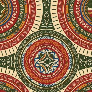 Imagem de Tecido Tricoline Digital Lg 1,49 Africana 3863 - Niazi, Unico