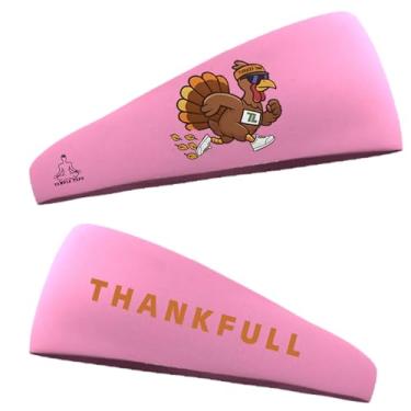 Imagem de Bandanas de corrida Turkey Trot - faixa de ação de graças - faixas de transpiração para homens e mulheres - vermelho