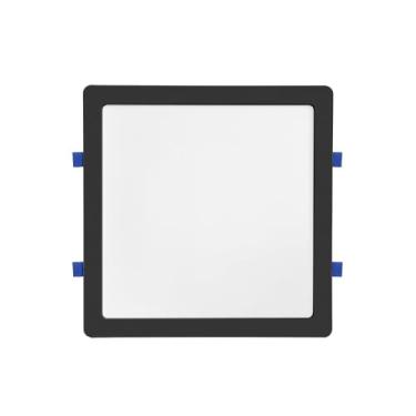 Imagem de Painel LED Play Embutir Quadrado 24W Bivolt 6.500K - Preto