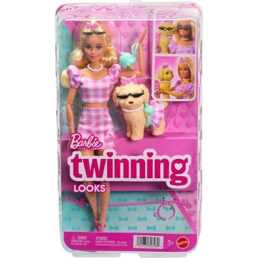 Imagem de Barbie Fashion Malibu e Cão Combinação Looks JFP36 Mattel